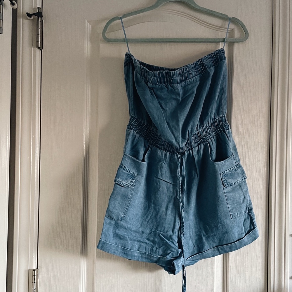 Strapless romper from American Threads
